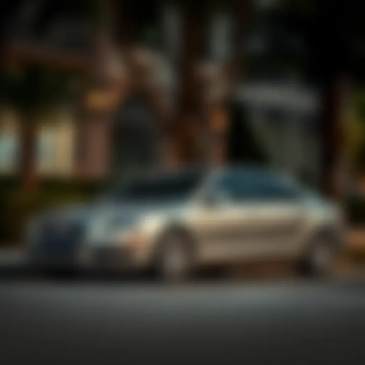 A 2007 Audi S8 with a sleek design parked on the street, showcasing its luxury features and stylish look.