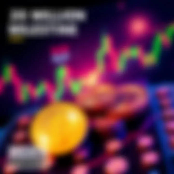 A graphic showing the milestone of 20 million bitcoins mined, with a visual representation of bitcoin coins and market trends, highlighting its significance for investors.