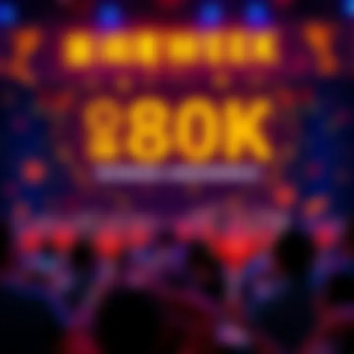 80K Week Winners Announcement Celebration of winners from the 80K Week, showcasing trophies and happy participants sharing their stories.
