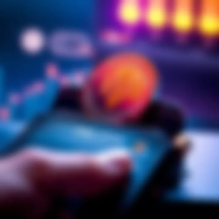 Visual representation of VRA tokens being transferred to a digital wallet for earning rewards