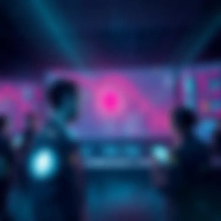 Aave Trading Liquidation Aave trading platform showing a significant drop in ETH collateral, with visuals of traders reacting to panic selling.