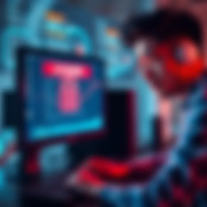 A person looking worried while using a computer, showing a locked account screen on a digital exchange platform, symbolizing security concerns.