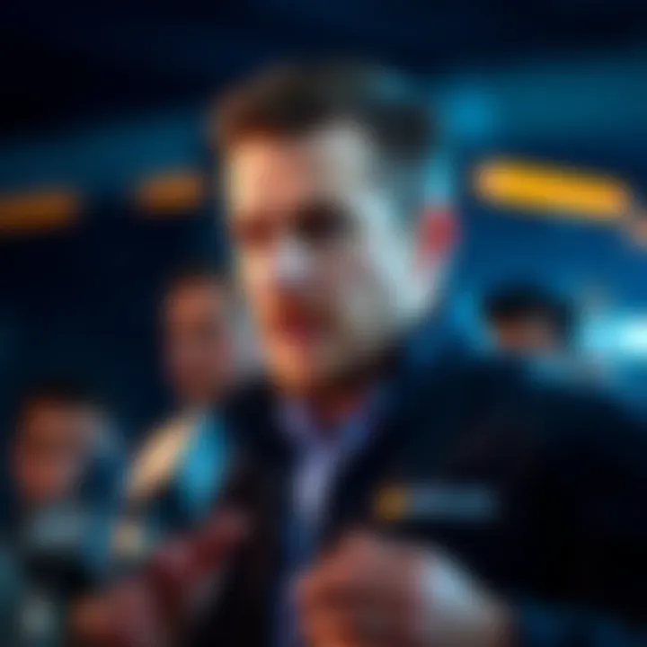 Adam Back addressing the media about his involvement in Bitcoin during early years