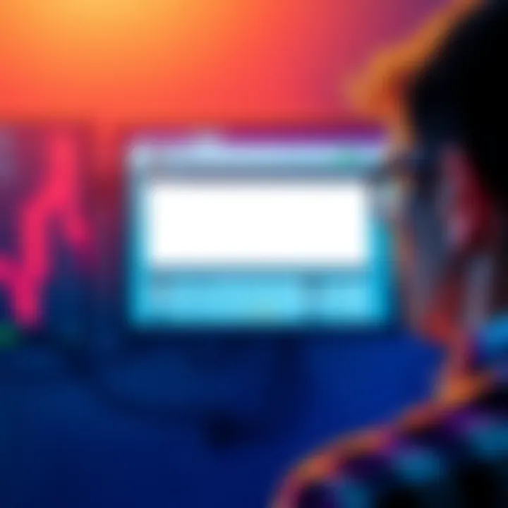 A frustrated person looking at a blank screen where ads should appear, emphasizing issues with Boost and 2ABs ads.