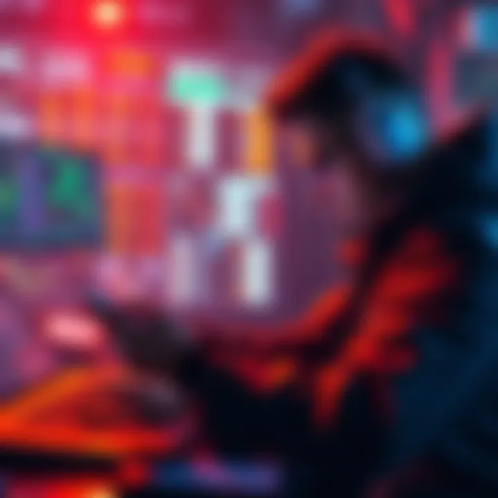 Affordable DEX Trading A trader analyzing decentralized exchanges for high-value swaps, focusing on privacy and cost-effectiveness.