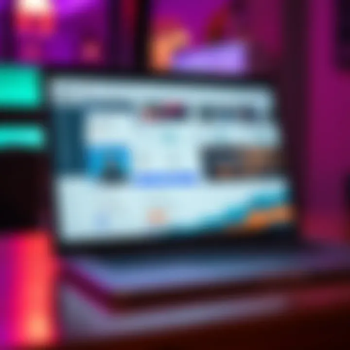 Comparison of Aggregator Sites A laptop screen displaying multiple aggregator site tabs showing different provider offers for easy comparison.