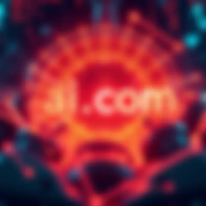 A digital graphic showing the launch of ai.com and its connection to CRO, featuring crypto symbols and strategic elements, highlighting the impact on the market.