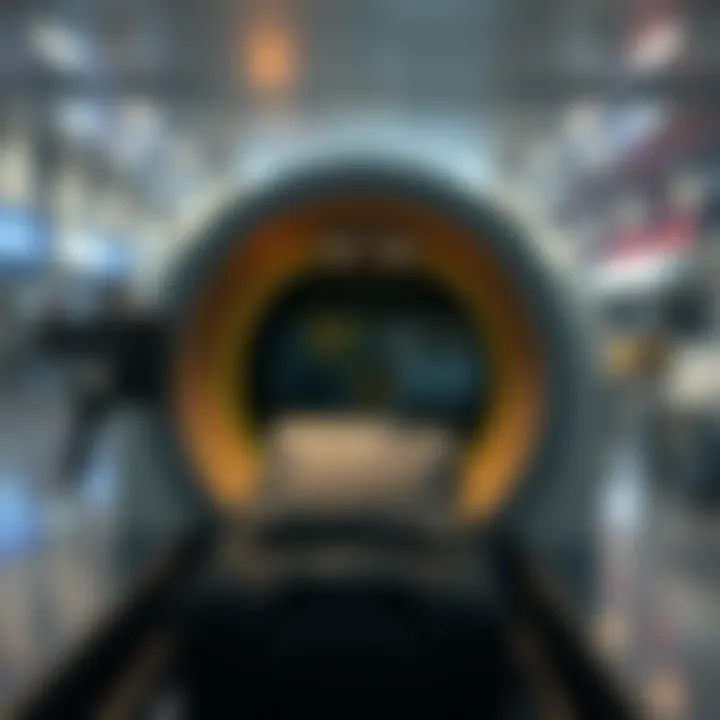 An airport security scanner displaying a bag being screened with a focus on personal items inside, highlighting concerns about privacy and sensitive information.