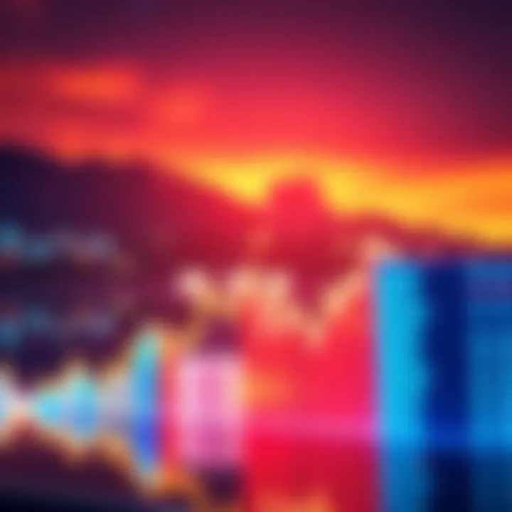 Graph showing Algorand price movements and trading volume for the week