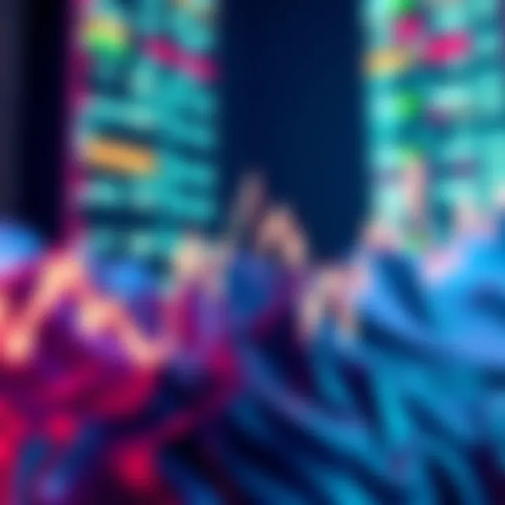 A graph showing rising altcoin prices while Bitcoin prices drop, symbolizing the market shift.