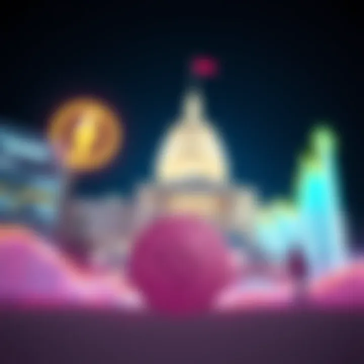 A visual representation of cryptocurrency transactions at major retailers, showing growth in AMP's value as the Senate votes on the CLARITY Act.