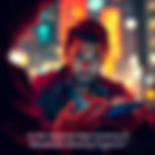 User looking at an Android phone, confused about missing bandwidth sharing feature