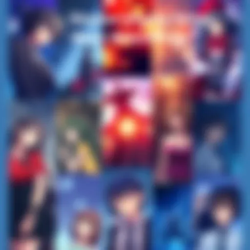 A collage of scenes from popular anime series including To Your Eternity and Code Geass, showcasing emotional moments and vibrant characters