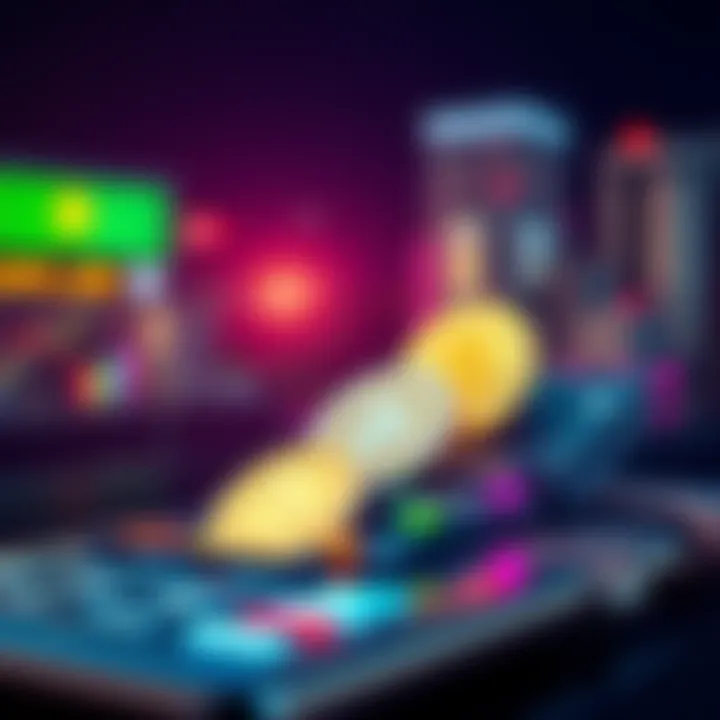 A digital wallet showing stablecoins used for insurance premium payments, symbolizing Aon's innovation in the insurance sector.