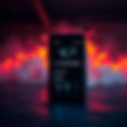 A Galaxy phone displaying an error message as an app restarts after an advertisement plays.