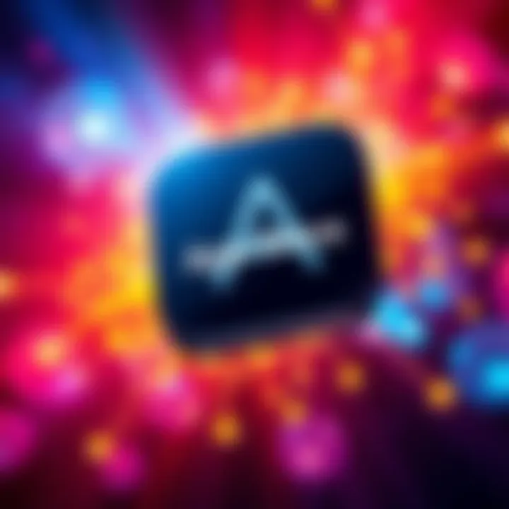 A graphic showing an App Store logo with a notification symbol indicating an upcoming update.
