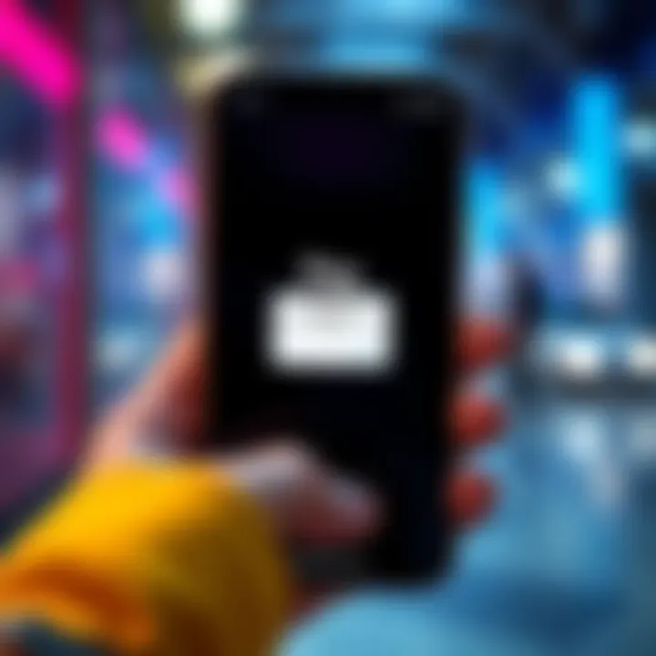 A smartphone displaying an Apple Pay error message while attempting to top up a Revolut account
