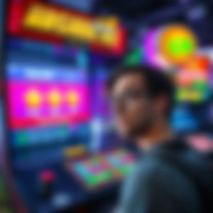Arcade Rewards Problem A player looking frustrated at an arcade game screen showing no rewards after completing two games