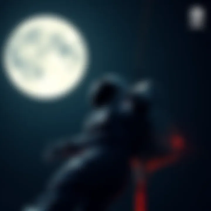 An astronaut in space reaching toward a bright moon in the night sky, symbolizing new discoveries in space exploration.