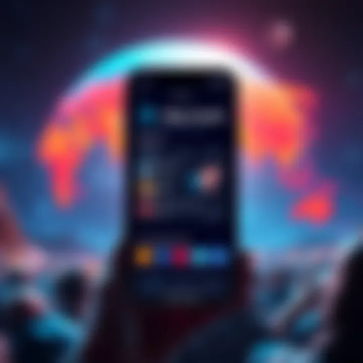 A screenshot of the Atlas Earth app showing its user-friendly interface and interactive features for earning money.