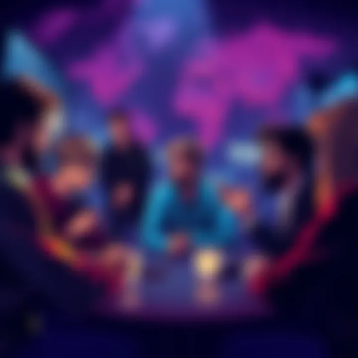 Declining Atlas Enthusiast Community A group of people discussing Atlas Enthusiast topics, showing mixed emotions of nostalgia and uncertainty