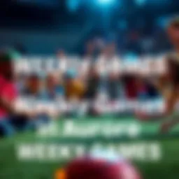 Participants enjoying various games and activities in the Aurora community with excitement