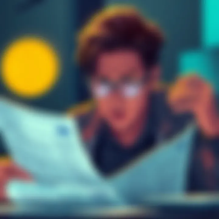 A person looking at tax documents while confused about reporting Babylon rewards and Bitcoin assets