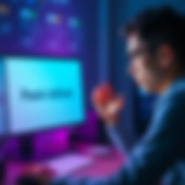 Person looking frustrated at a computer screen with a bank transfer rejection message