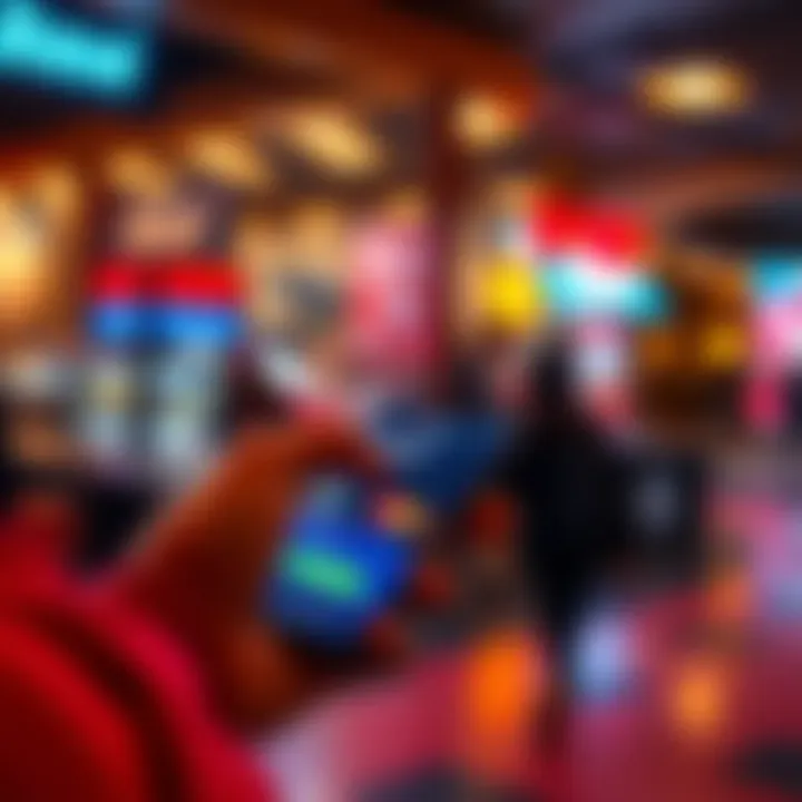 Base App Payment Interface A person using the Base App on their phone for fast transactions with a modern design