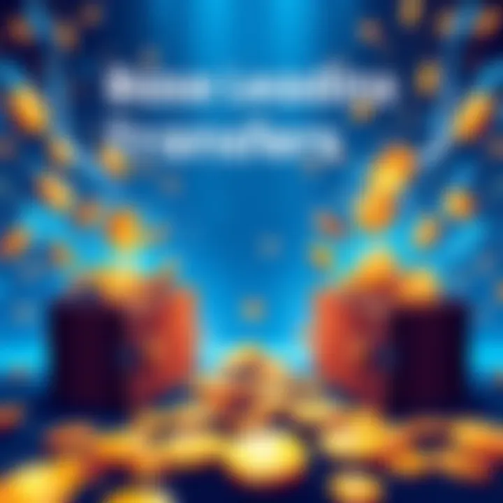 Illustration showing Base as the top platform for stablecoin transfers among Layer 2 chains, with coins flowing smoothly between digital wallets.