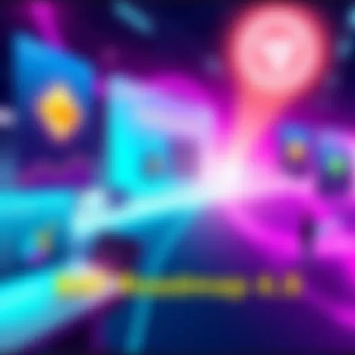 An illustration showing the features and improvements in BAT Roadmap 4.0 focused on user engagement.