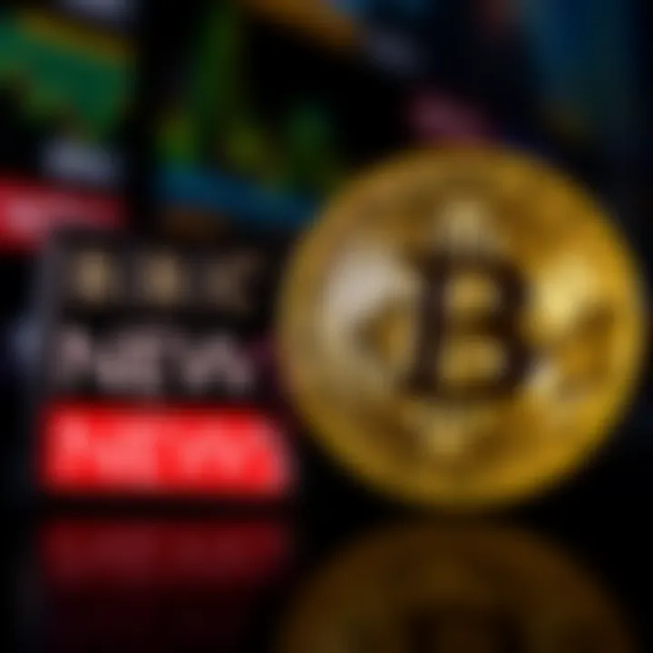 BBC News logo beside a Bitcoin symbol, highlighting the debate on media coverage of cryptocurrencies.