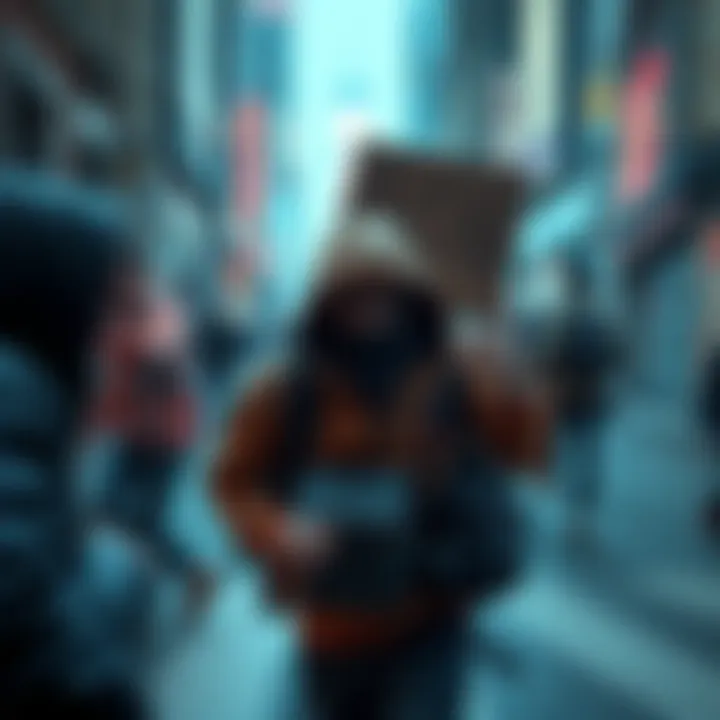 People participating in a BCH bank run, withdrawing assets to self-custody and protesting against exchange practices.