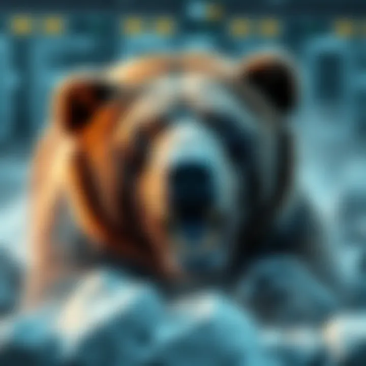 Visual representation of a bear trap symbolizing sudden market shifts that mislead people into selling stocks.