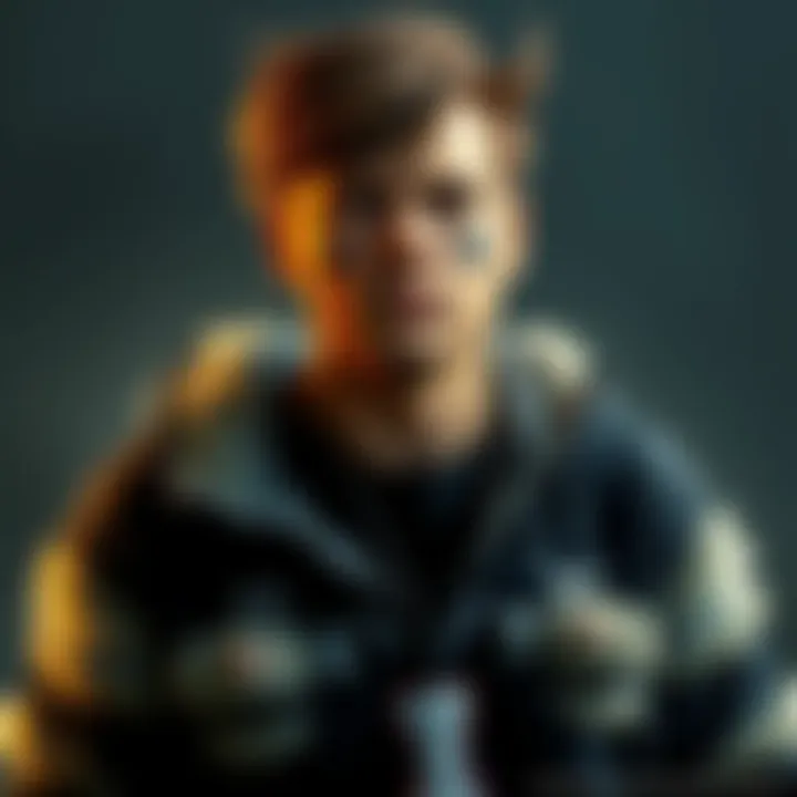 Ben Armstrong's New Look Ben Armstrong, also known as Bitboy X, appears disheveled with a faded black shirt covered in fluff, showcasing a dramatic transformation.