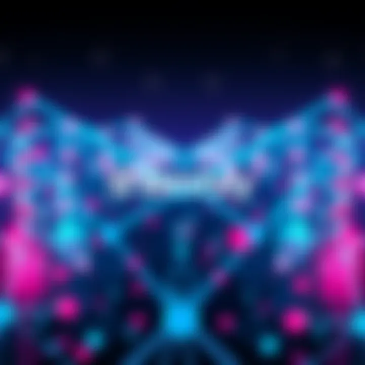 Visual representation of Bestay moving to the Polkadot network with blockchain elements