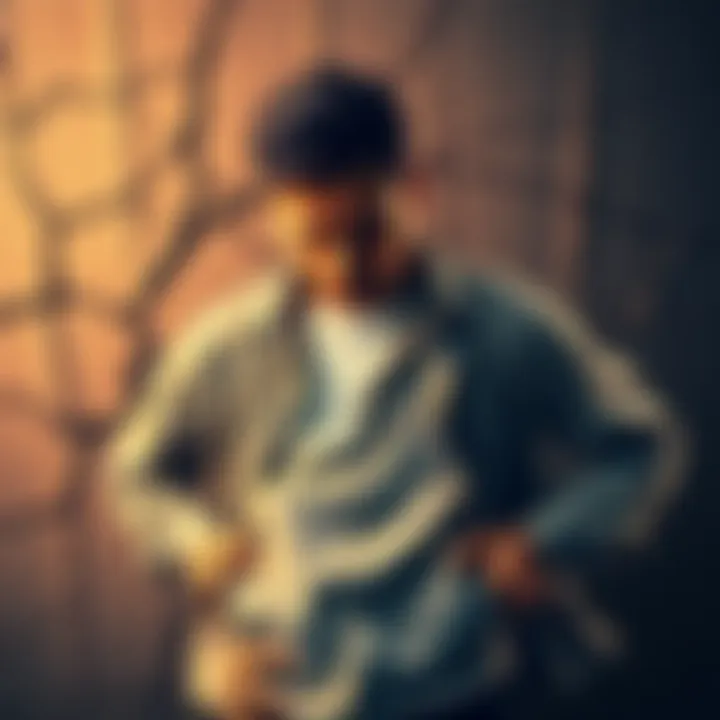 The CEO of Binance, looking distressed, holding empty pockets to symbolize financial struggle, in front of a cracked wall with crypto logos fading away.