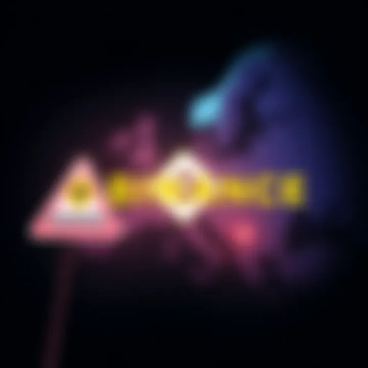 Binance EU License Setback A graphic showing the Binance logo with a warning sign and a map of the European Union in the background