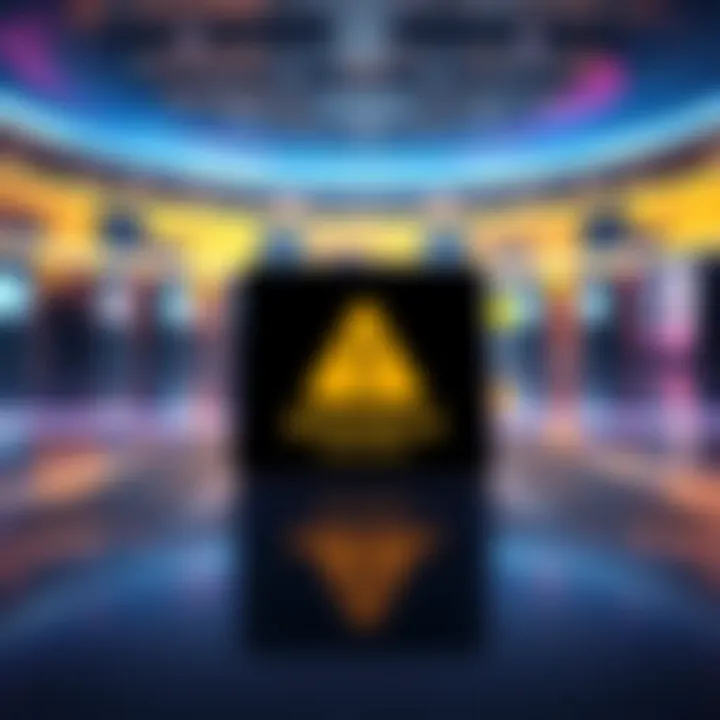 Graphic showing the delisting announcement for BINANCEAIPRO with a caution symbol