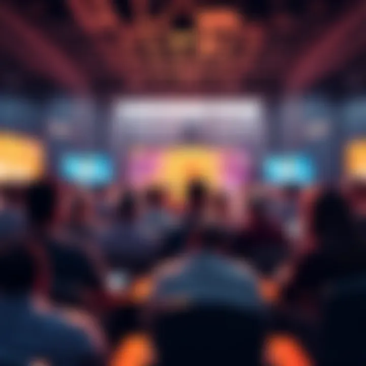 People engaged in conversation about Bitcoin in a forum setting