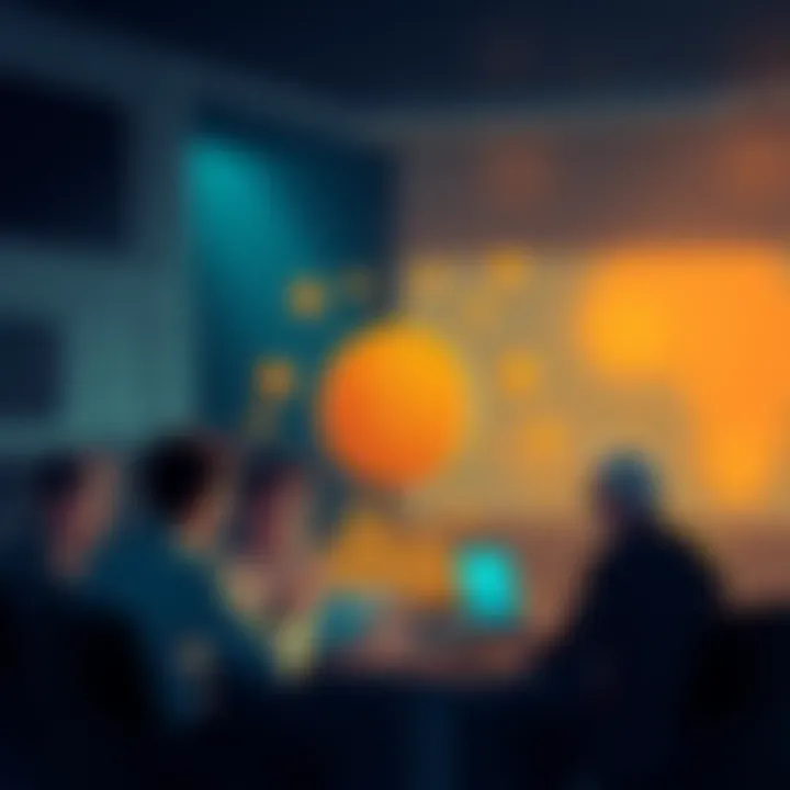 A group of people exchanging ideas about Bitcoin in a lively online forum.