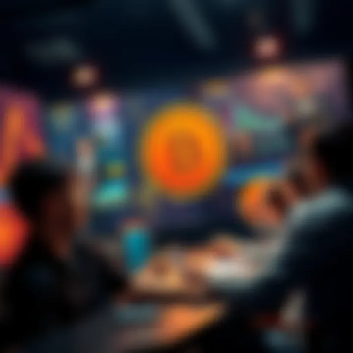 A group of people sharing thoughts about Bitcoin in an online forum setting