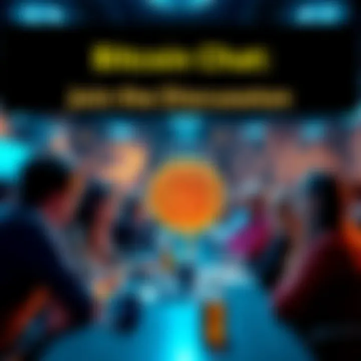 People engaging in a Bitcoin discussion, sharing insights and asking questions in a lively online forum