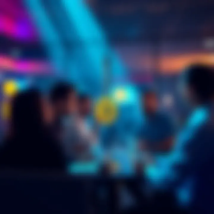 A group of people engaged in a discussion about Bitcoin, sharing insights and asking questions.