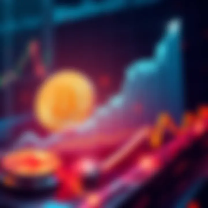 Bitcoin and Ethereum Price Trends Chart showing the price changes of Bitcoin and Ethereum over a year, with notable peaks and drops