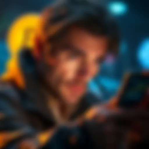 A worried Bitcoin investor looks at smartphone charts showing cryptocurrency trends, expressing concern about its future.