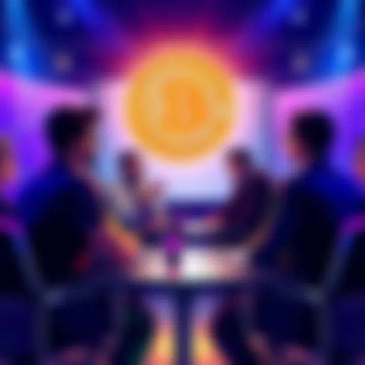 Bitcoin Maximalists in Discussion Group of Bitcoin maximalists debating the future of Bitcoin and the crypto ecosystem