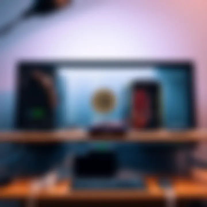 A beginner-friendly bitcoin mining rig with hardware components and power supply on a desk