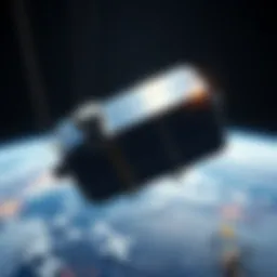 A solar-powered data center orbiting Earth mining Bitcoin with solar panels