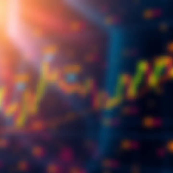 A digital representation of Bitcoin's price chart showing fluctuations around the 60K level with indicators of limit orders at various levels.